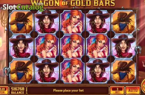 Скрин2. Wagon Of Gold Bars слот