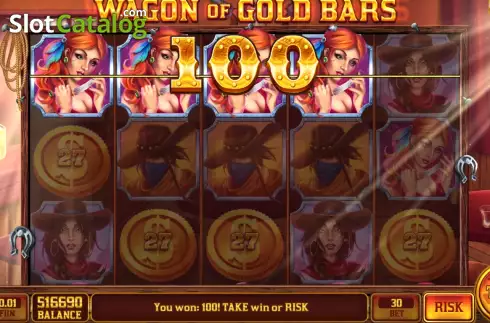 Скрин5. Wagon Of Gold Bars слот
