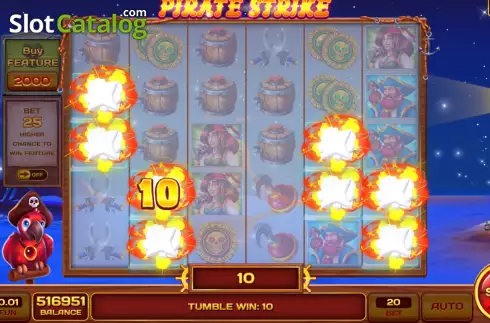 Скрин3. Pirate Strike слот