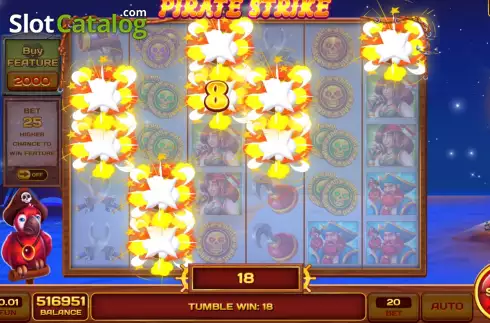 Скрин4. Pirate Strike слот