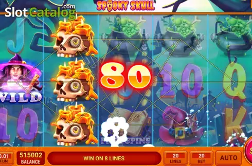 Скрин4. Spooky Skull слот