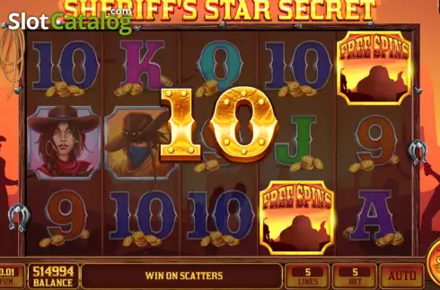 Скрин4. Sheriff's Star Secret слот