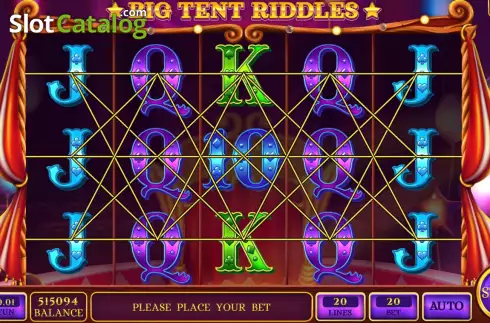 Скрин2. Big Tent Riddles слот