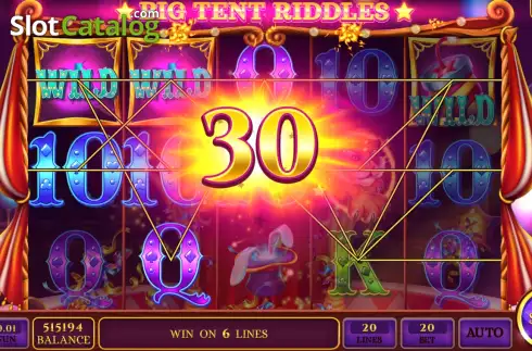 Скрин3. Big Tent Riddles слот