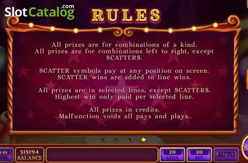 Скрин9. Big Tent Riddles слот