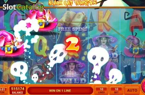 Скрин3. Black Cat Whisper слот