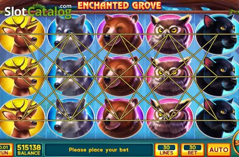 Скрин2. Enchanted Grove слот