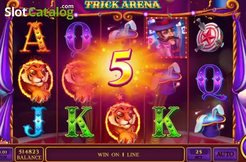 Скрин3. Trick Arena слот