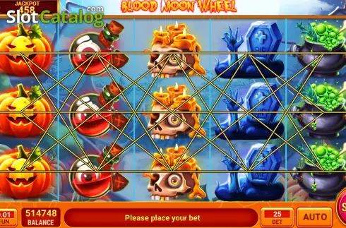 Скрин2. Blood Moon Wheel слот