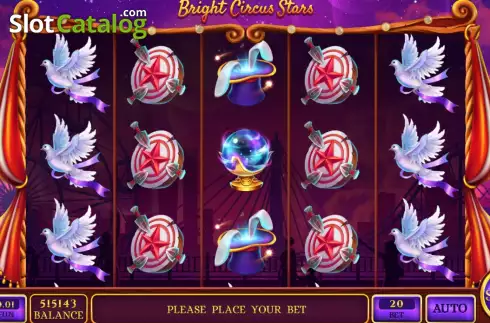 Скрин2. Bright Circus Stars слот