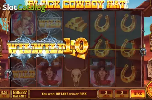 Скрин3. Black Cowboy Hat слот