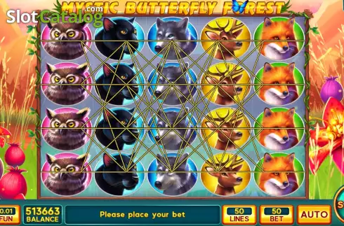 Скрин2. Mystic Butterfly Forest слот