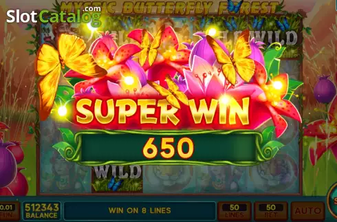 Скрин4. Mystic Butterfly Forest слот