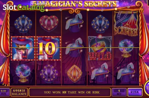 Скрин3. 5 Magician's Secrets слот