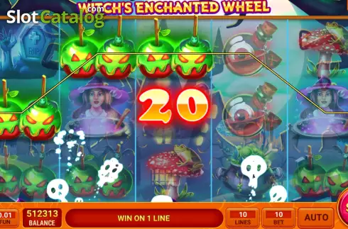 Скрин4. Witch's Enchanted Wheel слот
