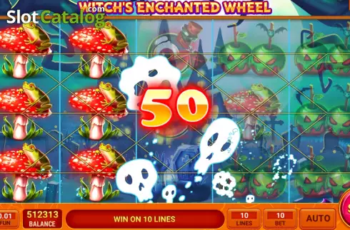 Скрин5. Witch's Enchanted Wheel слот