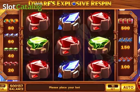 Скрин2. Dwarf's Explosive Respin слот