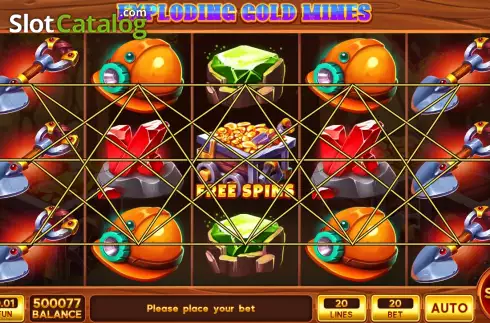 Скрин2. Exploding Gold Mines слот