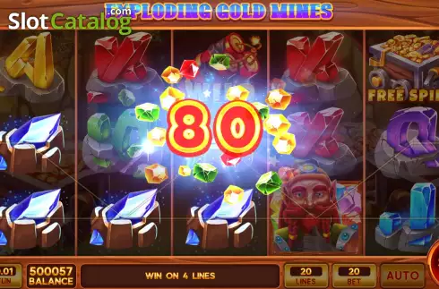 Скрин3. Exploding Gold Mines слот