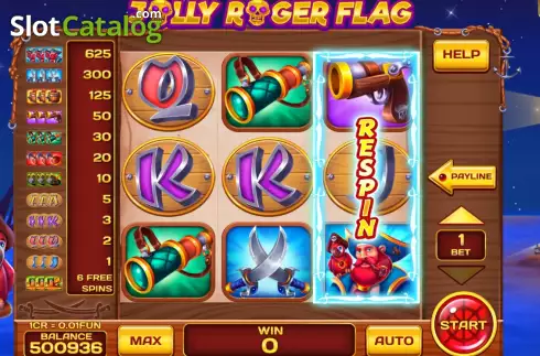 Скрин2. Jolly Roger Flag (Pull Tabs) слот