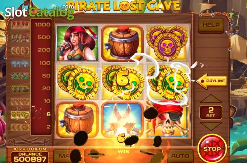 Скрин3. Pirate Lost Cave (Pull Tabs) слот