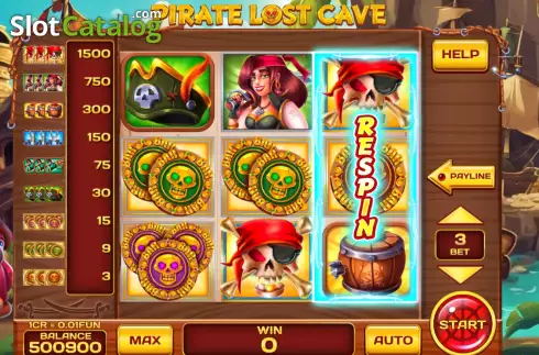 Скрин2. Pirate Lost Cave (Reel Respin) слот