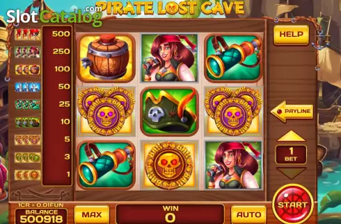 Скрин2. Pirate Lost Cave (3x3) слот