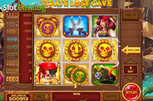 Скрин3. Pirate Lost Cave (3x3) слот