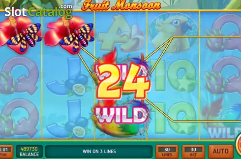 Скрин3. Fruit Monsoon слот