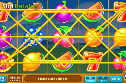 Скрин2. Fruit Yard слот