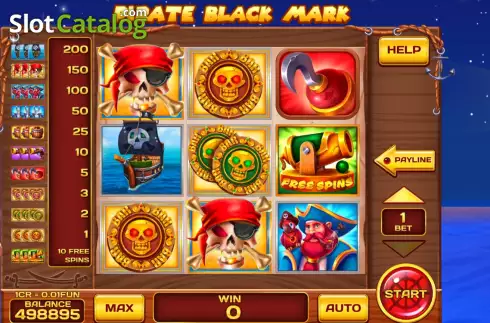 Скрин2. Pirate Black Mark (Reel Respin) слот