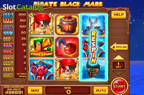 Скрин3. Pirate Black Mark (Reel Respin) слот