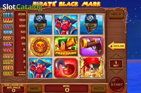 Скрин2. Pirate Black Mark (Pull Tabs) слот