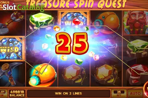 Скрин3. Treasure Spin Quest слот