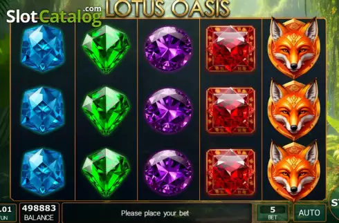 Скрин2. Lotus Oasis слот