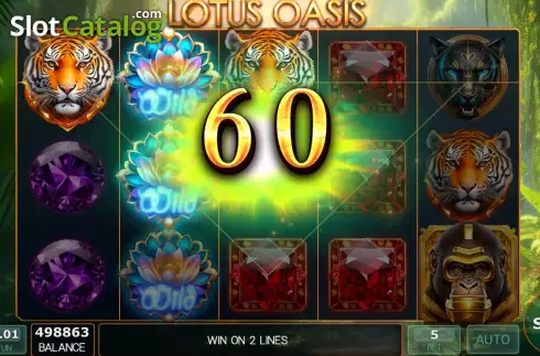 Скрин3. Lotus Oasis слот
