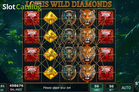 Скрин2. Lotus Wild Diamonds слот