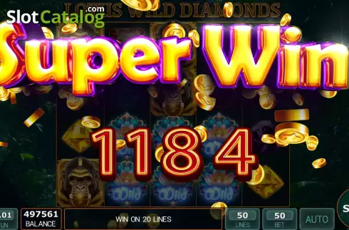 Скрин3. Lotus Wild Diamonds слот
