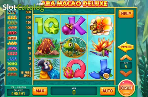 Скрин2. Ara Macao Deluxe (3x3) слот