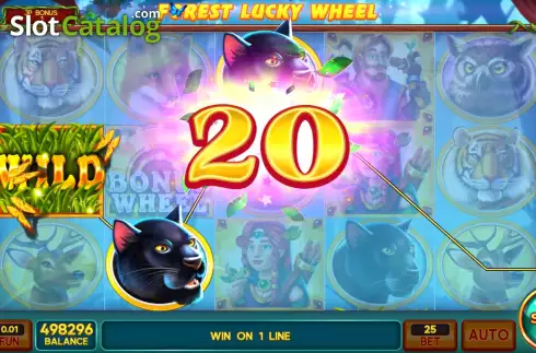 Скрин3. Forest Lucky Wheel слот