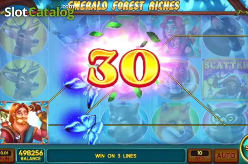 Скрин3. Emerald Forest Riches слот