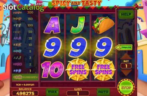 Скрин3. Spicy and Tasty (Pull Tabs) слот