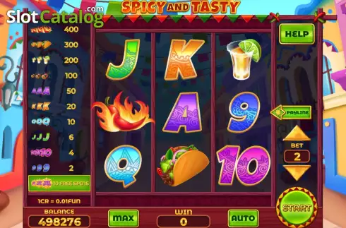 Скрин2. Spicy and Tasty (3x3) слот