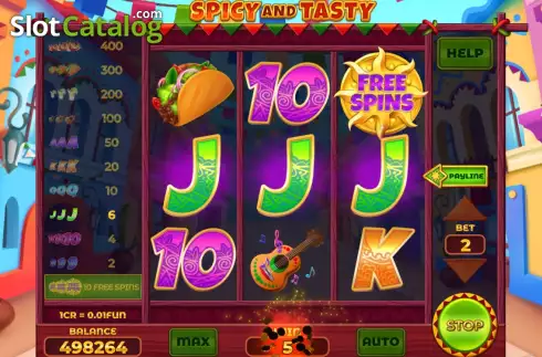 Скрин3. Spicy and Tasty (3x3) слот