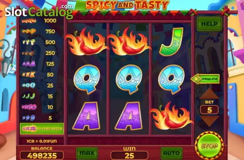 Скрин3. Spicy and Tasty (Reel Respin) слот