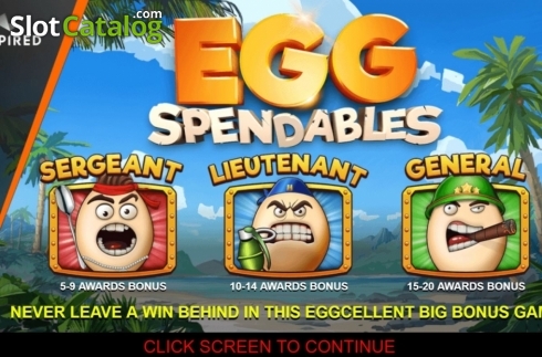 Скрин2. Eggspendables слот
