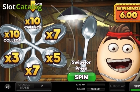 Скрин7. Eggspendables слот