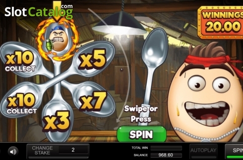 Скрин8. Eggspendables слот