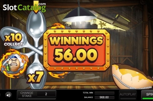 Скрин9. Eggspendables слот