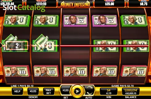 Скрин3. Money Inferno слот